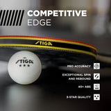 STIGA 24pk 3-Star Ping Pong Balls - USATT Approved Tournament Quality - ITTF Regulation Size & Weight - Durable, Tournament Table Tennis Balls