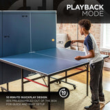 STIGA Advantage Lite Recreational Indoor Table Tennis Table 95% Preassembled Out of Box with Easy Attach and Remove Net