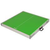 STIGA Aluminum Midsize - Compact, Portable Ping Pong Table - 6ft x 3ft Perfect for Any Space - Easily Folds