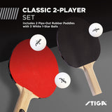 STIGA Classic Table Tennis Set (2-Player Set)