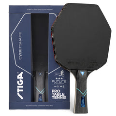 STIGA Cybershape Future Racket - Optimized Hitting Surface - ITTF-Approved Rubber - Designed by STIGA World Champion and Olympic Medalist