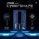 STIGA Cybershape Future Racket - Optimized Hitting Surface - ITTF-Approved Rubber - Designed by STIGA World Champion and Olympic Medalist