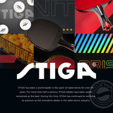 STIGA Cybershape Future Racket - Optimized Hitting Surface - ITTF-Approved Rubber - Designed by STIGA World Champion and Olympic Medalist