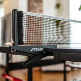 STIGA Premium Clipper 72" Ping Pong Net and Post Set - Fits Official Size Ping Pong Tables - Professional Table Tennis Net