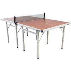 STIGA Space Saver Table Tennis Table - Woodgrain - Quick, Easy Storage - Separate Table Halves - No Assembly Required - Regulation Quality