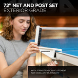 STIGA XTR Outdoor Table Tennis Table 95% Preassembled Out of the Box with Aluminum Composite Top for All-Weather Performance