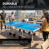 STIGA XTR Pro Outdoor Table Tennis Table – 90% Pre-Assembled, 15 Minute Assembly, Ultimate Outdoor All-Weather Performance