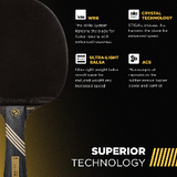 SUPERIOR TECHNOLOGY – This racket unites STIGA's Crystal and WRB Technologies for a hardened, light blade with faster returns, more power, and extra sensitivity of touch._4