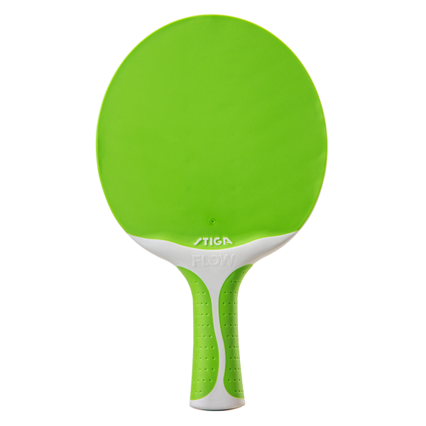STIGA Flow Water and Shock Resistant Indoor/Outdoor Table Tennis Racket (Green with White Accents)_1