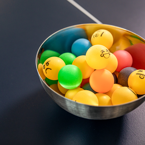 EMOJI-THEMED – These emoji-themed table tennis balls add flare and fun to any game._2