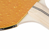 Features high-resolution printed rubber table tennis racket