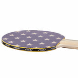 Features high-resolution printed rubber table tennis racket