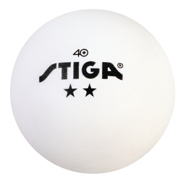 REGULATION SIZE & WEIGHT – Includes 6 (white) STIGA 2-star (40mm) ITTF regulation size and weight table tennis balls._2