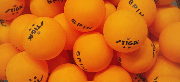 STIGA 2-star ping pong balls