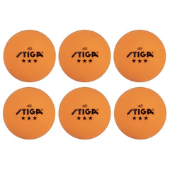 STIGA Tournament-Quality Orange 3-Star Ping Pong Balls – Official Size and 40mm Weight – Ultimate Durability and High-Performance Table Tennis Balls - For Indoor/Outdoor Ping Pong Tables