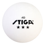 STIGA Tournament-Quality White 3-Star Ping Pong Balls – Official Size and 40mm Weight – Ultimate Durability and High-Performance Table Tennis Balls - For Indoor/Outdoor Ping Pong Tables