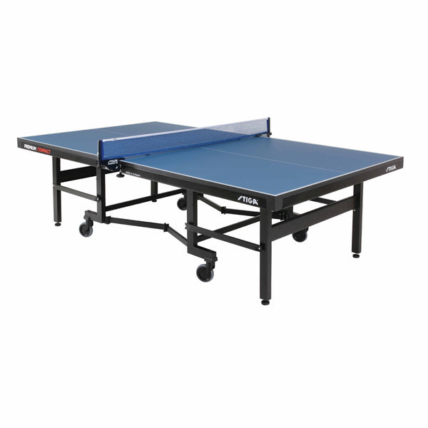 STIGA Premium Tournament-Style Compact Indoor Table Tennis Table Delivered Pre-Assembled with Silk Screen Striping