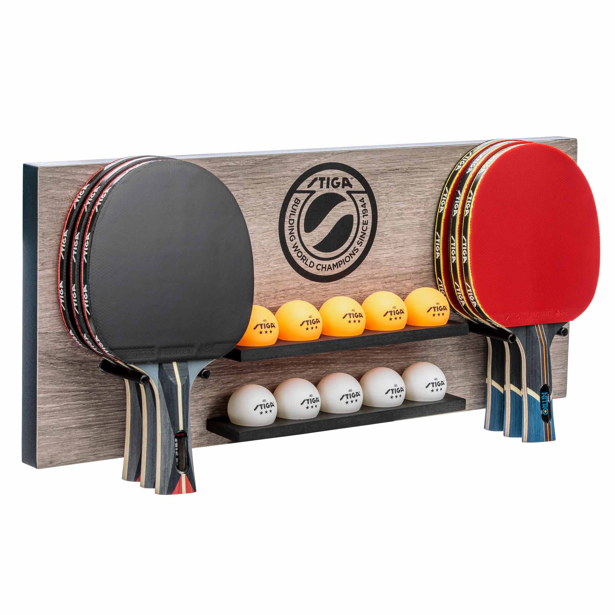 Tt Racket Stand STIGA Table Tennis Storage Wall Rack | Ping Pong Wall Rack - STIGA US
