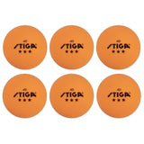 STIGA Tournament-Quality Orange 3-Star Ping Pong Balls – Official Size and 40mm Weight – Ultimate Durability and High-Performance Table Tennis Balls - For Indoor/Outdoor Ping Pong Tables