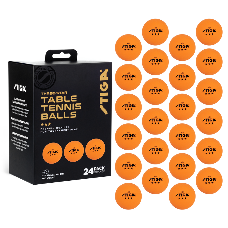 STIGA 24pk 3-Star Balls