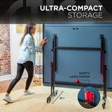 STIGA Advantage Lite Recreational Indoor Table Tennis Table 95% Preassembled Out of Box with Easy Attach and Remove Net