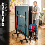 STIGA Advantage Competition-Ready Indoor Table Tennis Table 95% Preassembled Out of the Box with Easy Attach and Remove Net