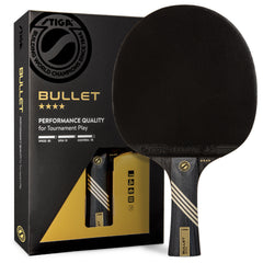 STIGA Bullet Ping Pong Paddle – 5-ply Extra Light Blade – 2mm Premium Sponge – Italian Concave Handle for Masterful Grip – Performance Table Tennis Racket for Competitive Play 
