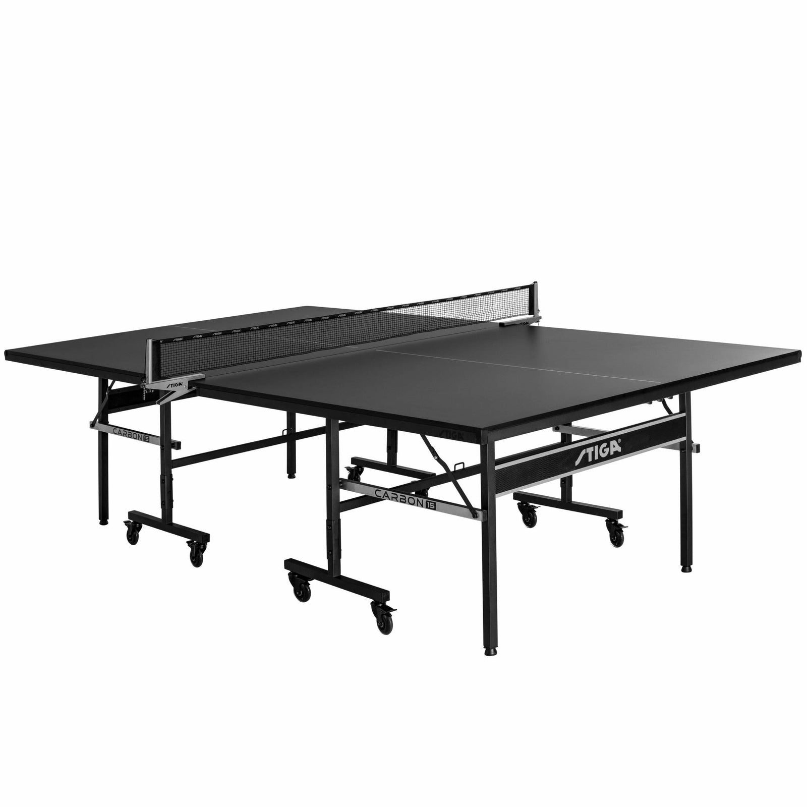 STIGA Carbon Series Indoor Ping Pong Table – 15mm or 18mm Table