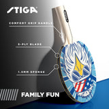 STIGA Eagle Recreational Ping Pong Paddle