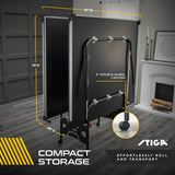 STIGA Edge Table Tennis Table - Quality 15mm Ping Pong Table - Compact Storage - Reduced Assembly Time