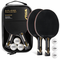 STIGA Premium 2-Player Set - Built for Competition - Advanced Technology - 5-ply Ultra Light-Weight Design