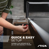 STIGA Premium Table Tennis Conversion Top - Transform Your Pool Table into A Table Tennis Table