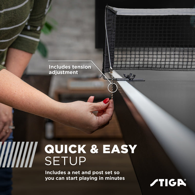 STIGA Premium Table Tennis Conversion Top - Transform Your Pool Table into A Table Tennis Table