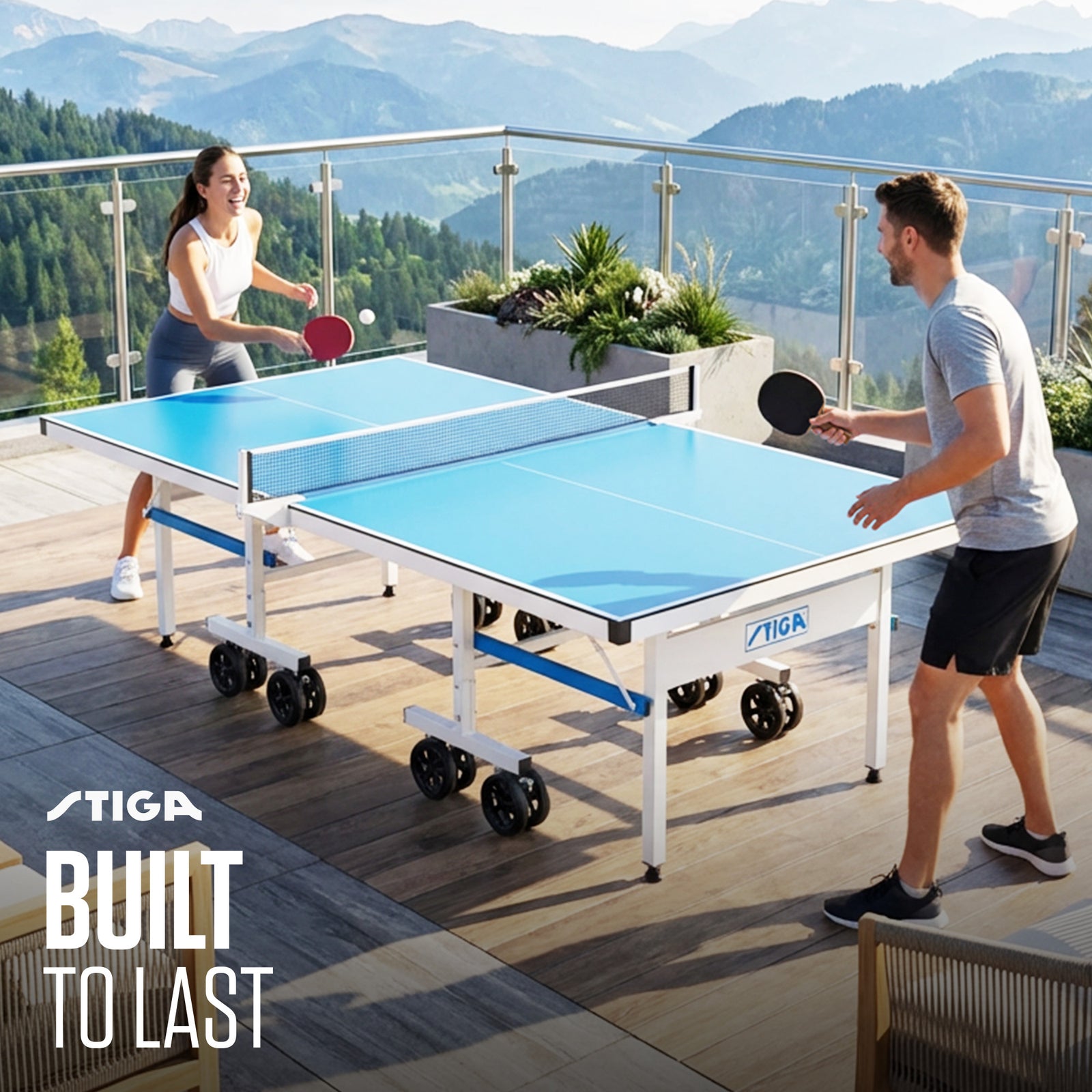 STIGA XTR PRO Outdoor Table Tennis Table – All-Weather Waterproof