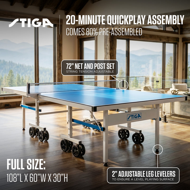 STIGA XTR PRO Outdoor Table Tennis Table – All-Weather Waterproof