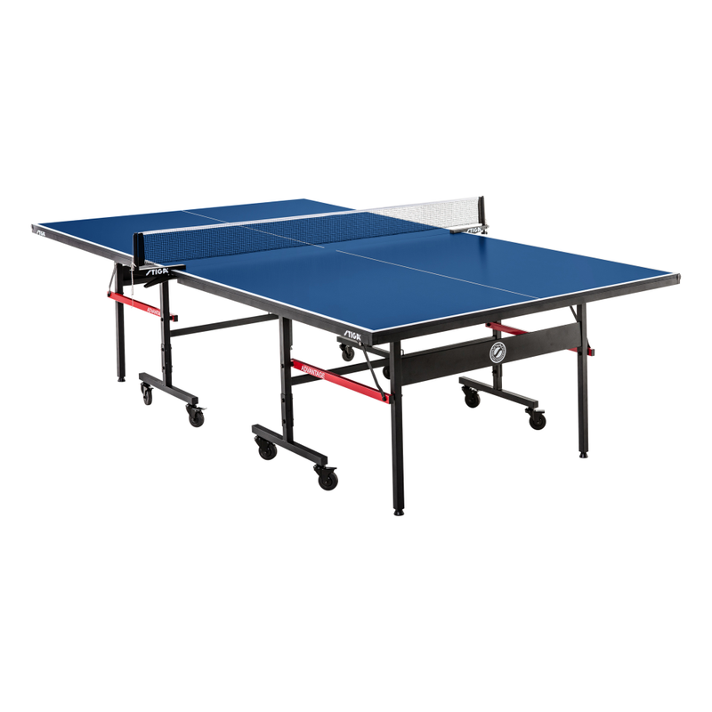 STIGA Advantage Competition-Ready Indoor Table Tennis Table 95% Preassembled Out of the Box with Easy Attach and Remove Net_1