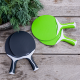 DURABLE MATERIALS – With a handle made of thermoplastic elastomers and a blade made of polypropylene and glass fibers, this table tennis racket is wildly durable._4