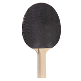 RACKET DESIGN – A sturdy table tennis racket with a straight handle and 5-ply blade with short pips rubber._4