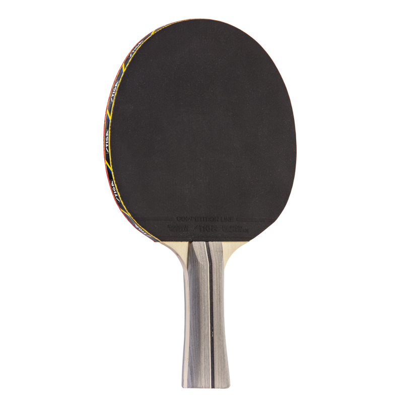 RACKET DESIGN – A durable table tennis racket with smooth inverted rubber, a flared handle, and 5-ply blade with a thinner 1.6mm sponge that creates more control for defensive players._5