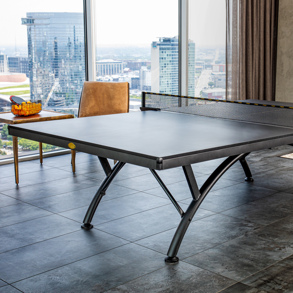 INCLUDES: 72" Tournament Style table tennis net complete with tension adjust. _6