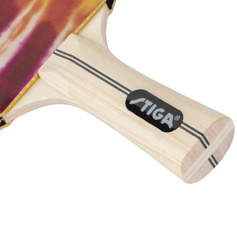 straight handle for an ergonomic grip and 5-ply blade