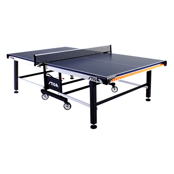 STIGA STS520 Tournament-Grade Indoor Table Tennis Table with Premium Clipper Net and Post Included_1