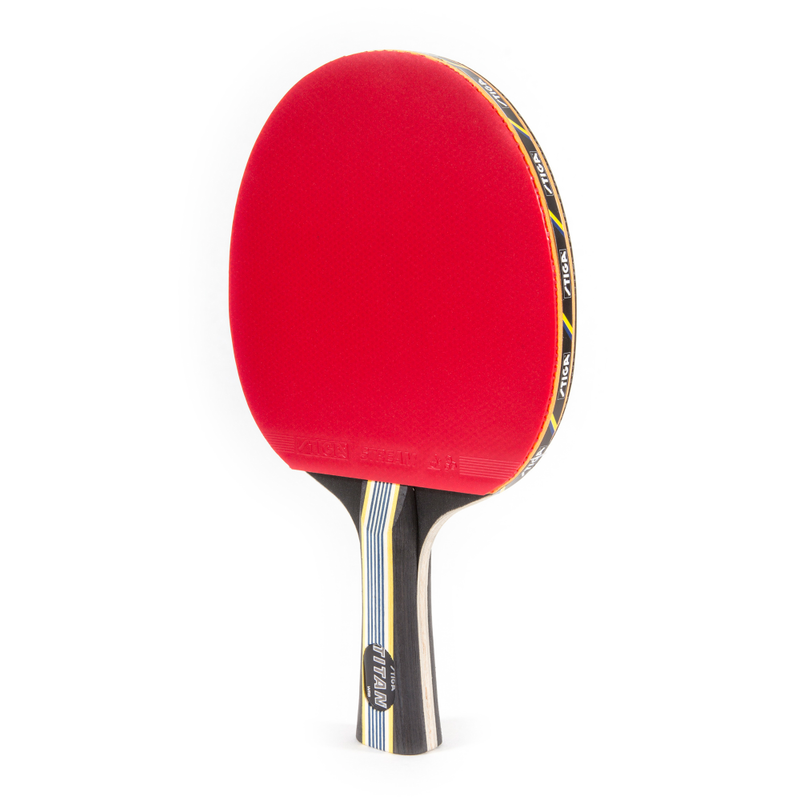 STIGA Titan Performance Ping Pong Paddle - 5-ply Ultra-Light Blade - 2mm Premium Sponge - Concave Italian Composite Handle for Premium Grip - Performance Table Tennis Racket for Advanced Play_7