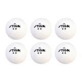 STIGA 2-Star White Table Tennis Balls (6-Pack)_1